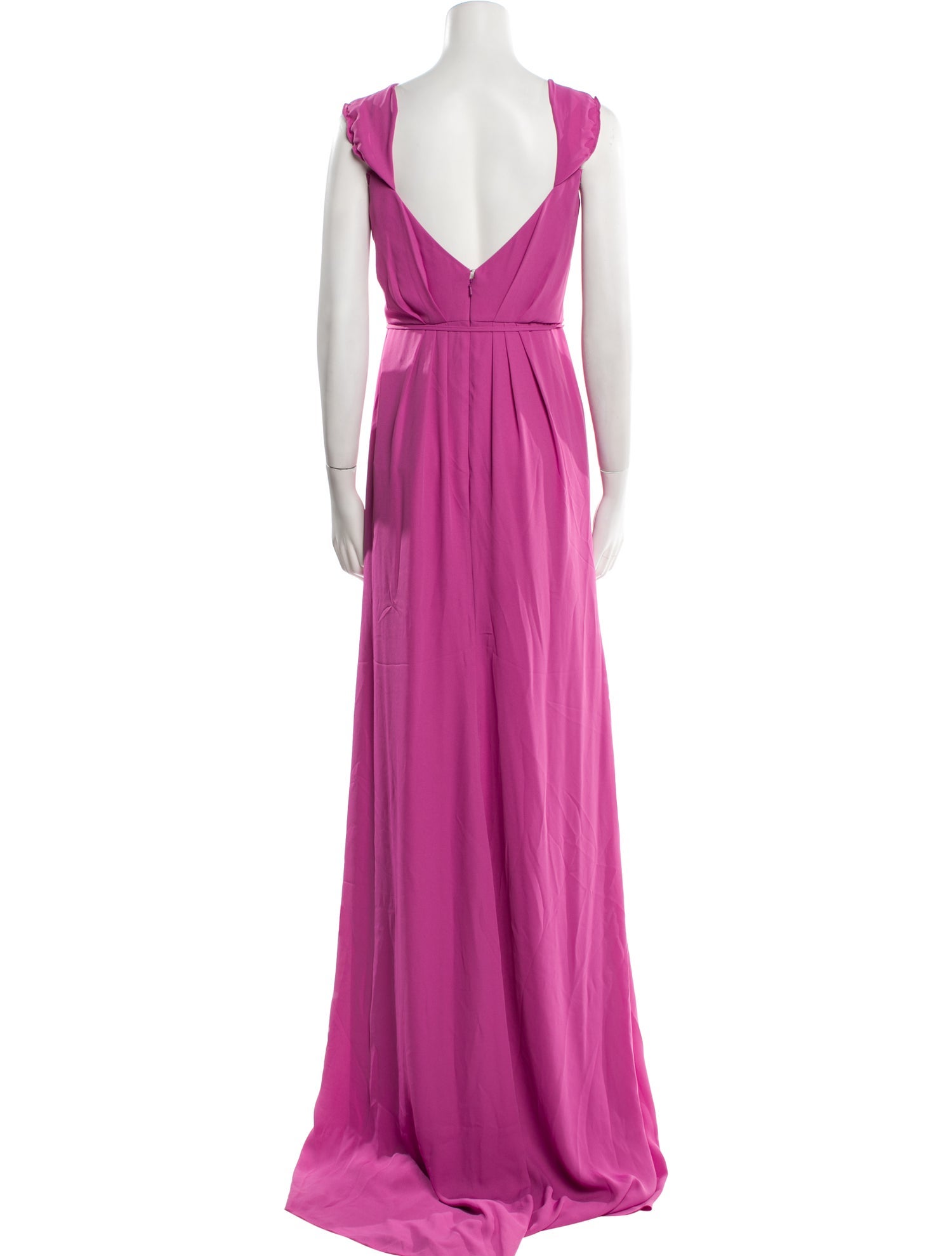 Vera Wang Scoop Neck Long Dress